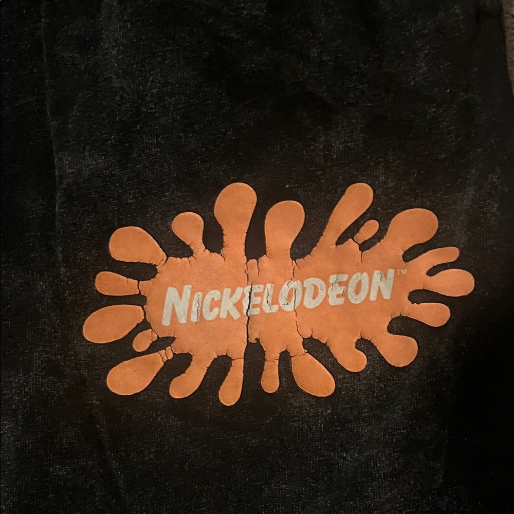 Nickelodeon 90s Cartoon Graphic Joggers Sweatpants Black Unisex 3X Big & Tall - Picture 2 of 12